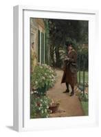 The Village Postman-Walter Dendy Sadler-Framed Giclee Print