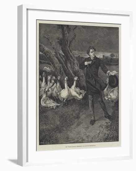 The Village Roscius Rehearsing for Private Theatricals-William Weekes-Framed Giclee Print