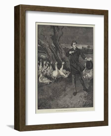 The Village Roscius Rehearsing for Private Theatricals-William Weekes-Framed Giclee Print