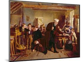 The Village School, 1857-William Henry Knight-Mounted Giclee Print