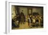 The Village School-Albert Anker-Framed Giclee Print