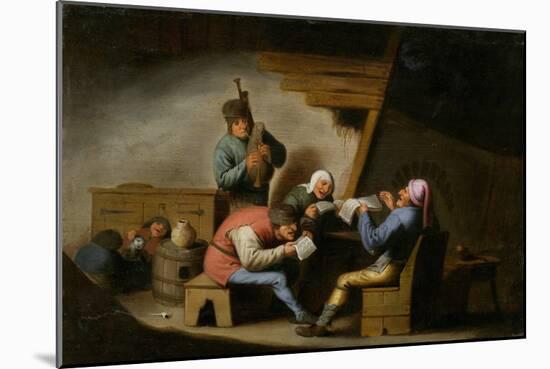 The Village Singers - Les Chanteurs De Village - Peinture De Adriaen Jansz Van Ostade (1610-1685) --Adriaen Jansz Van Ostade-Mounted Giclee Print