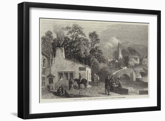 The Village Smithy, Exhibition of the Society of Painters in Water-Colours-George Haydock Dodgson-Framed Giclee Print