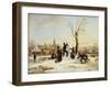 The Village Snowman, 1853-Wilhelm Alexander Meyerheim-Framed Giclee Print