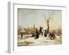 The Village Snowman, 1853-Wilhelm Alexander Meyerheim-Framed Giclee Print