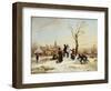 The Village Snowman, 1853-Wilhelm Alexander Meyerheim-Framed Giclee Print