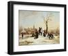 The Village Snowman, 1853-Wilhelm Alexander Meyerheim-Framed Giclee Print