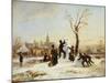 The Village Snowman, 1853-Wilhelm Alexander Meyerheim-Mounted Giclee Print