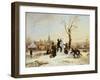 The Village Snowman-Wilhelm Alexander Meyerheim-Framed Giclee Print