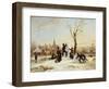 The Village Snowman-Wilhelm Alexander Meyerheim-Framed Giclee Print