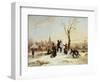 The Village Snowman-Wilhelm Alexander Meyerheim-Framed Giclee Print