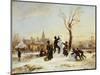 The Village Snowman-Wilhelm Alexander Meyerheim-Mounted Giclee Print