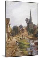The Village Street, Eynsford, Kent-John W.b. Knight-Mounted Giclee Print