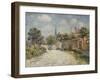 The Village Street; La Rue De Village-Gustave Loiseau-Framed Giclee Print