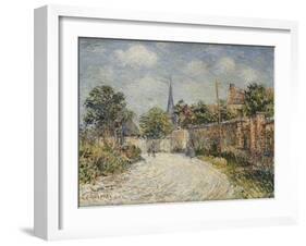 The Village Street; La Rue De Village-Gustave Loiseau-Framed Giclee Print