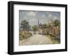 The Village Street; La Rue De Village-Gustave Loiseau-Framed Giclee Print