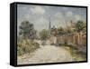 The Village Street; La Rue De Village-Gustave Loiseau-Framed Stretched Canvas