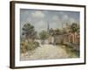 The Village Street; La Rue De Village-Gustave Loiseau-Framed Giclee Print