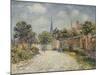 The Village Street; La Rue De Village-Gustave Loiseau-Mounted Giclee Print