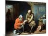 The Village Surgeon, 17Th Century (Oil on Canvas)-David III Ryckaert-Mounted Giclee Print