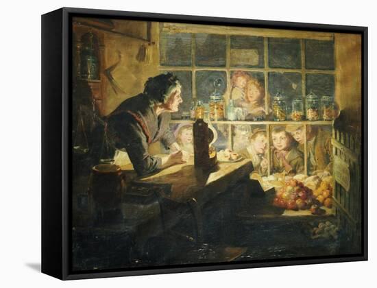 The Village Sweet Shop, 1897-Ralph Hedley-Framed Stretched Canvas