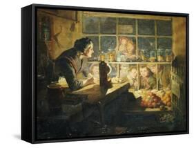 The Village Sweet Shop, 1897-Ralph Hedley-Framed Stretched Canvas