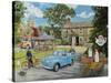 The Village Tea Rooms-Trevor Mitchell-Stretched Canvas