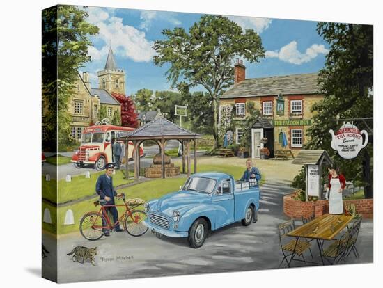 The Village Tea Rooms-Trevor Mitchell-Stretched Canvas