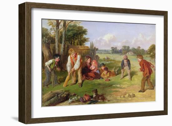 The Village Team, 1856-William Henry Knight-Framed Giclee Print