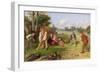 The Village Team, 1856-William Henry Knight-Framed Giclee Print