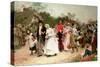 The Village Wedding, 1883-Sir Samuel Luke Fildes-Stretched Canvas