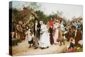 The Village Wedding. 1883-Sir Samuel Luke Fildes-Stretched Canvas