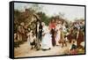 The Village Wedding. 1883-Sir Samuel Luke Fildes-Framed Stretched Canvas