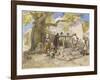 The Village Well, 1864-William 'Crimea' Simpson-Framed Giclee Print