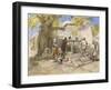 The Village Well, 1864-William 'Crimea' Simpson-Framed Premium Giclee Print