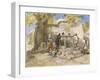 The Village Well, 1864-William 'Crimea' Simpson-Framed Premium Giclee Print