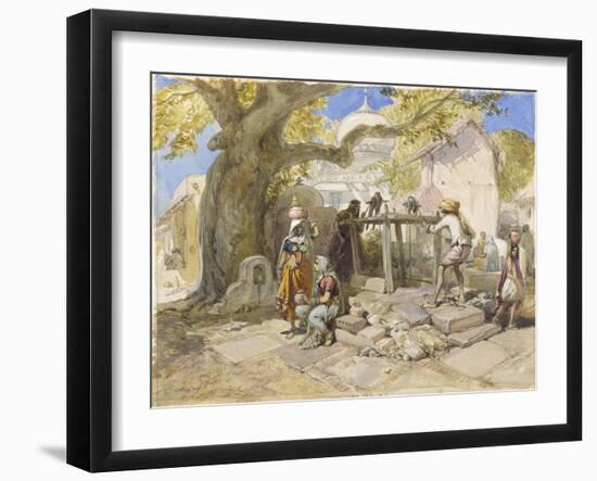 The Village Well, 1864-William 'Crimea' Simpson-Framed Giclee Print