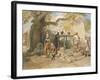 The Village Welll, from 'India Ancient and Modern', 1867 (Colour Litho)-William 'Crimea' Simpson-Framed Giclee Print