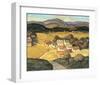 The Village-H^ Mabel May-Framed Art Print