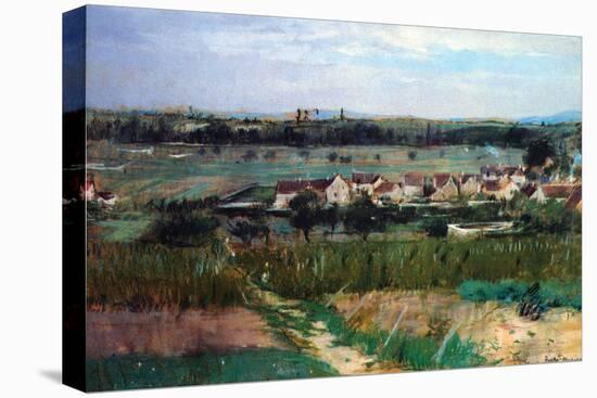 The Village-Berthe Morisot-Stretched Canvas