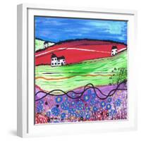 The Village-Caroline Duncan-Framed Giclee Print