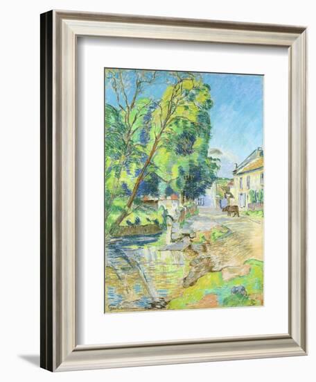 The Village-Armand Guillaumin-Framed Giclee Print