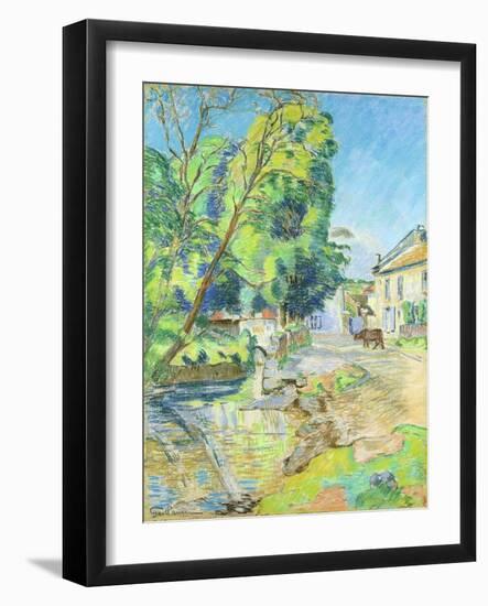 The Village-Armand Guillaumin-Framed Giclee Print