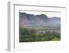 The Vinales Valley, Bathed in Early Morning Sunlight, from Hotel Los Jasmines-Lee Frost-Framed Photographic Print