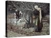 The Vine Dresser and the Fig Tree-James Tissot-Stretched Canvas