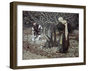 The Vine Dresser and the Fig Tree-James Tissot-Framed Giclee Print