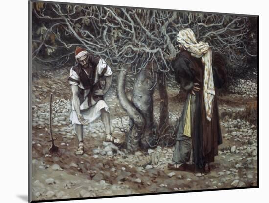 The Vine Dresser and the Fig Tree-James Tissot-Mounted Giclee Print