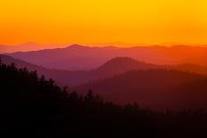 Sunset in California's Yosemite National Park-The Vine Studios-Framed Photographic Print