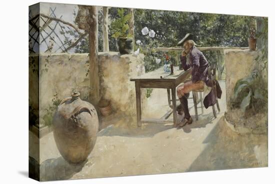 The Vine-Carl Larsson-Stretched Canvas