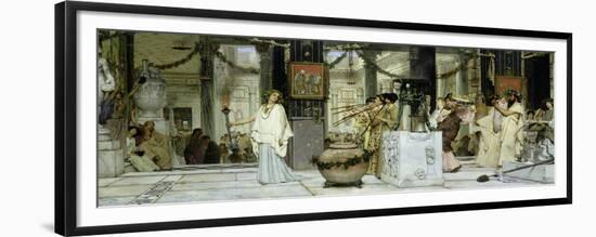 The Vintage Festival in Ancient Rome, 1871-Sir Lawrence Alma-Tadema-Framed Giclee Print